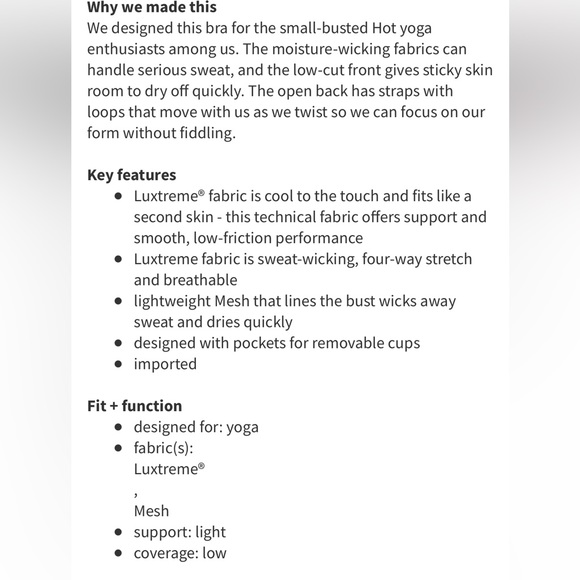 Lululemon Free To Be Bra size 4 - Picture 4 of 6